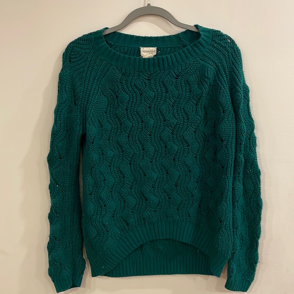 Green Wool Sweater